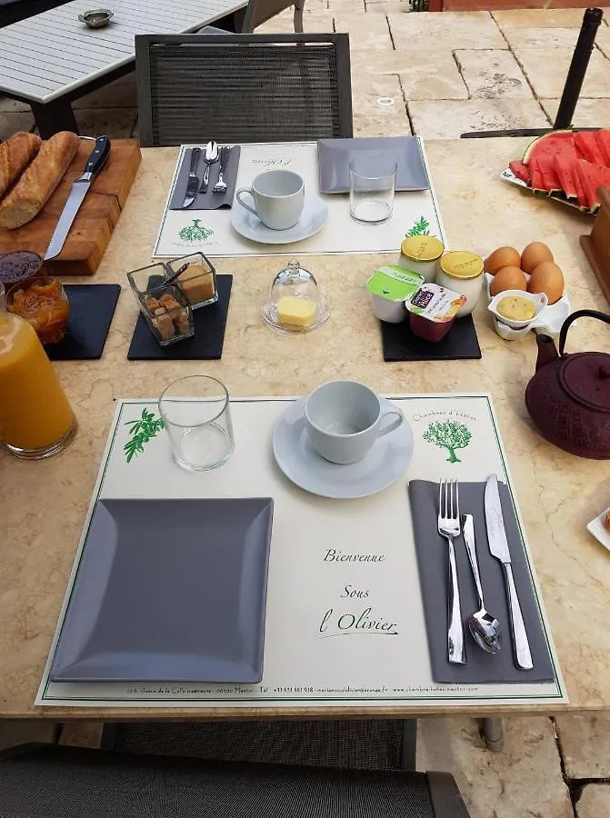 Bed & Breakfast Sous L'Olivier Bed and Breakfast Menton Frankrijk